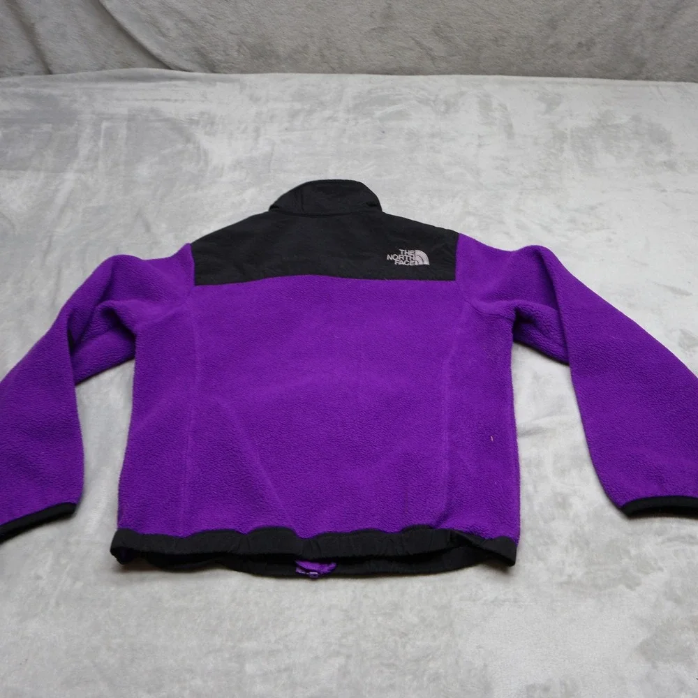 North Face Jacket Girls Small 7/8 Purple Polartec Denali Fleece Outdoor Hiking